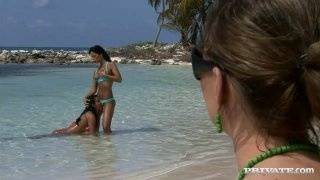 Mesmerizing Latin babes sex play at the beach - redwap.me on unlisto.com