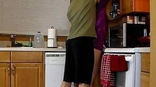 Mom Lets Son Lift Her and Grind Her Hot Ass Until He Cums in His Shorts - redwap.me on unlisto.com