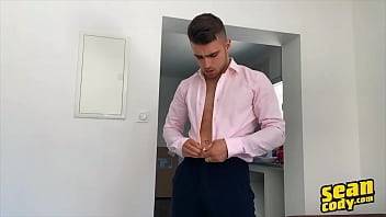 Euro Stud (Thony) Grey Delivers A Big Load After Lots Of Edging And Covers His Abs With Cum - Sean Cody - xvideos.com - France on unlisto.com