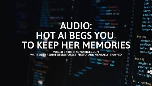 Audio: Hot AI Begs You To Keep Her Memories - tube8.com on unlisto.com