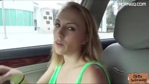Free Porn Videos Jenna Marie gives a sloppy roadhead and gets fucked at the backseat - new.porneq.com on unlisto.com