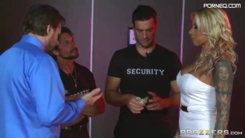 Tricky security guards in a club find a way to fuck Britney Shannon - new.porneq.com on unlisto.com