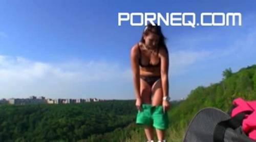 Beautiful eurobabe poses on cam and fucked in public location Sex Video - new.porneq.com on unlisto.com