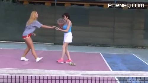 Two classy lesbian chicks stop playing tennis only to get - new.porneq.com on unlisto.com