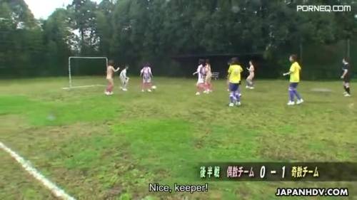 Soccer girl gets her hairy Japanese pussy toy fucked by judges - new.porneq.com - Japan on unlisto.com
